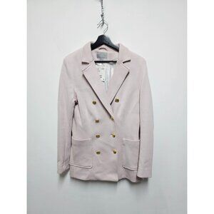 H&M Defined-Waist Double-Breasted Blazer Size 14